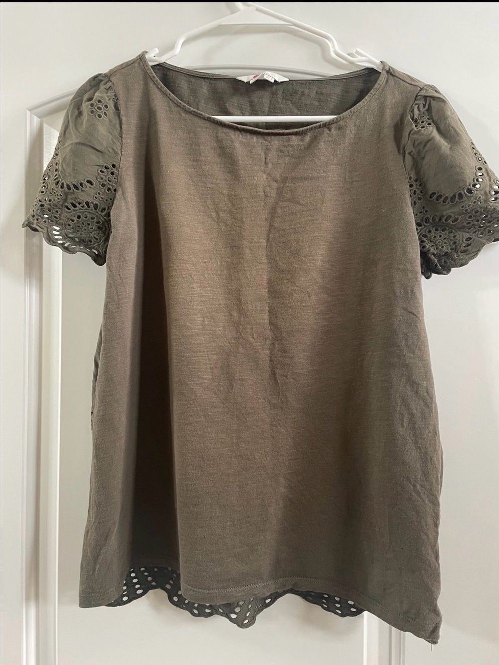 Boden Eyelet Pattern Shirt